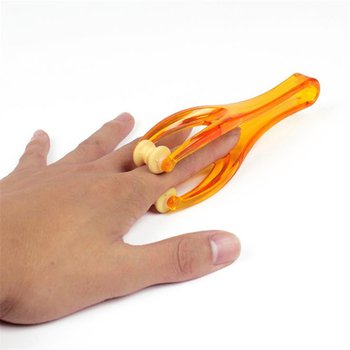 手指按摩器-透明塑料滾輪按摩器_2